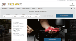 Desktop Screenshot of britaincadillac.com